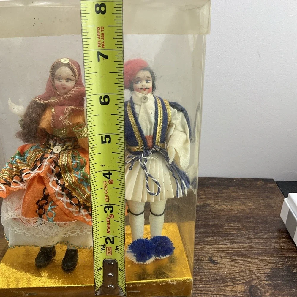 Hand Made Traditional Folk Art Collectible Dolls Vintage New In Box